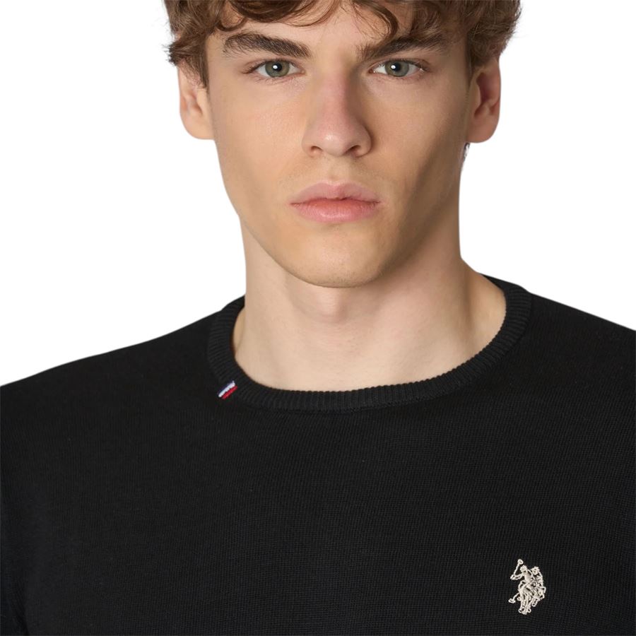 Maglia girocollo in cotone da uomo U.S. Polo Assn | US41173015199